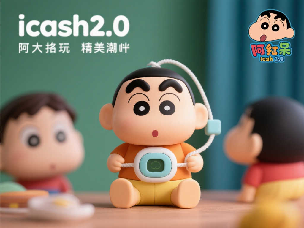 日本人气动漫《蜡笔小新》阿呆拉绳玩偶惊喜登场icash2.0 日本人气动漫《蜡笔小新》阿呆拉绳玩偶惊喜登场icash2.0